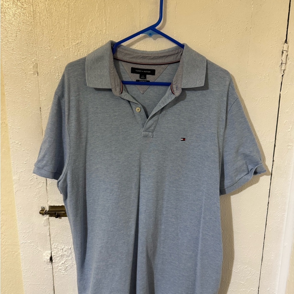 Tommy Hilfiger Light Blue Polo Shirt